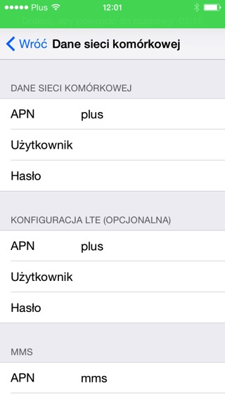 internet na iphonie w plusie